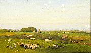 George Inness In the Roman Campagna oil painting artist